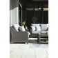 Ashley Elite Park Stationary Patio Loveseat with Cushion in Gray, , large