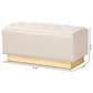 Baxton Studio Powell Storage Ottoman in Beige and Gold, , large