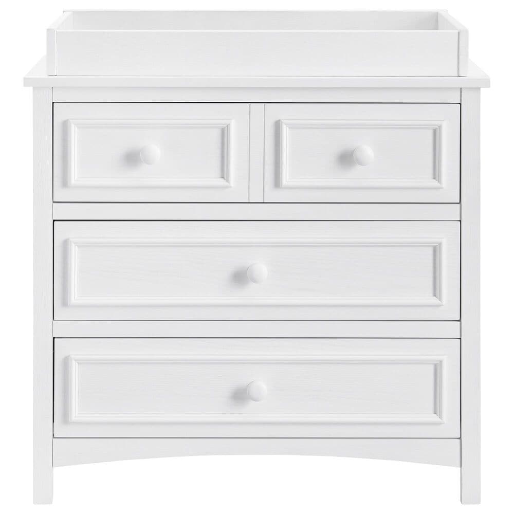 Oxford Baby Bennett 3-Drawer Dresser with Changing Topper in Rustic White, , large