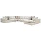 Ashley Ashbourne Estate 6-Piece U-Shaped Sectional with Right-Facing Chaise in Snowstone, , large