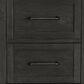 A-America Sun Valley 2 Drawer Nightstand with USB in Charcoal, , large
