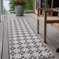 Dalyn Rug Company Marlo 2"3" x 12" Black Indoor/Outdoor Runner, , large