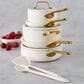 Green Pan Reserve Pro 10-Piece Nonstick Cookware Set in Cream and Gold, , large
