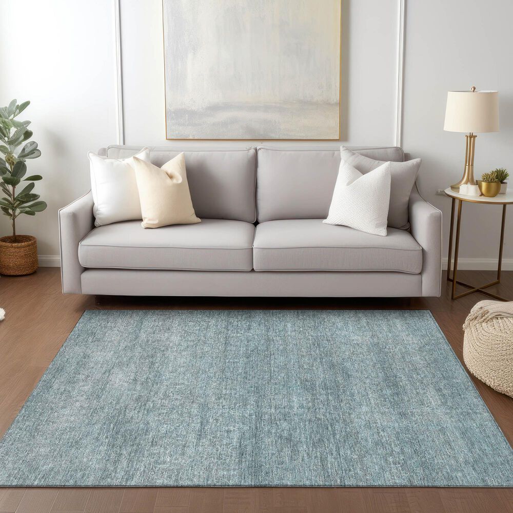 Dalyn Rug Company Burano BU1 3&#39; x 5&#39; Seafoam Indoor/Outdoor Area Rug, , large