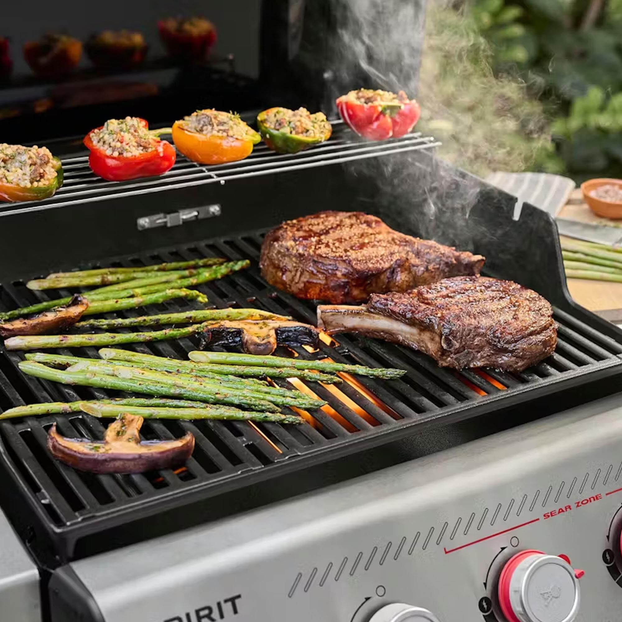 Weber Spirit E-425C 4-Burner Liquid Propane Gas Grill in Black