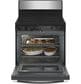 GE Appliances 30" Freestanding Self-Cleaning Radiant Front-Mount Range in Stainless Steel, , large