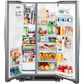 Whirlpool 24.5 Cu. Ft. 36" Wide Side-by-Side Refrigerator in Fingerprint Resistant Stainless Steel, , large