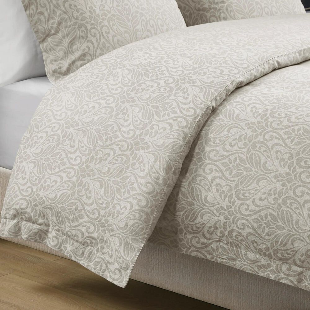 Hampton Park Bernini 3-Piece Full/Queen Duvet Set in Grey, , large