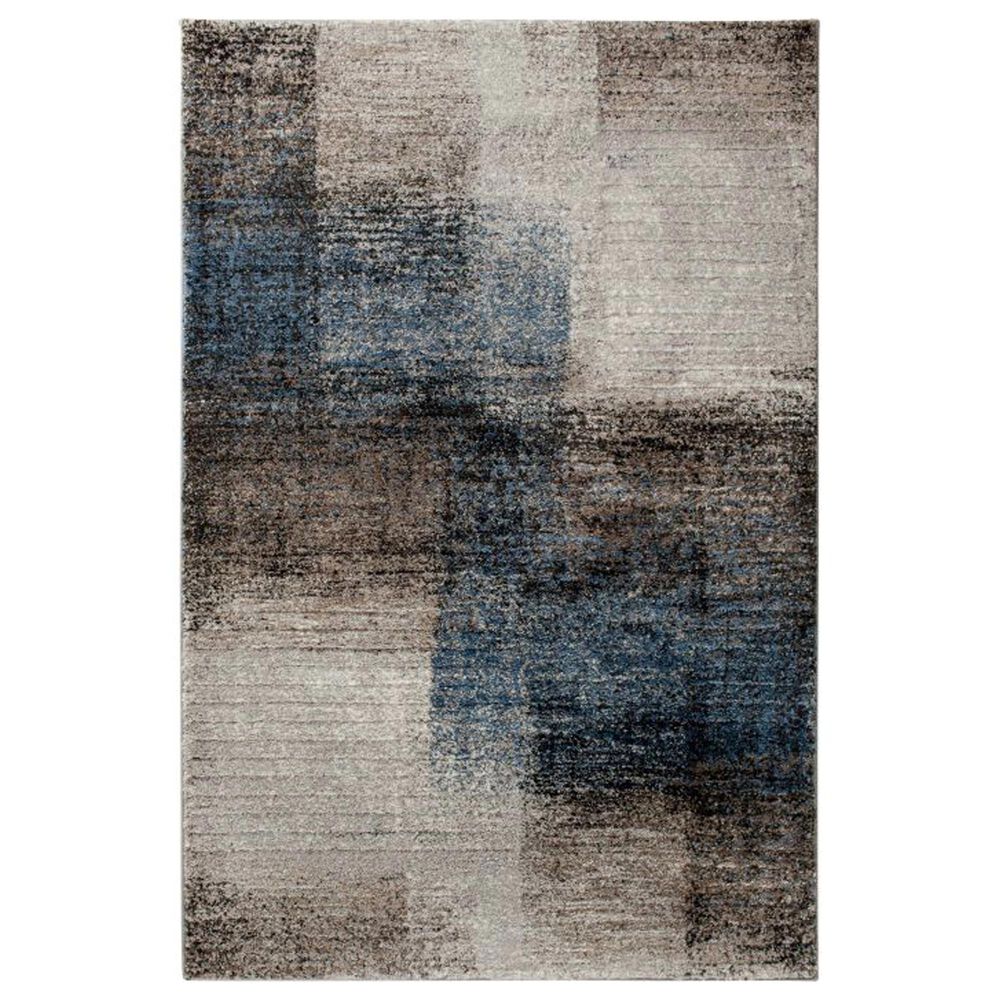 Central Oriental Structures Georgia Rain Mink and Dusk 9"10" x 12"10" Area Rug, , large