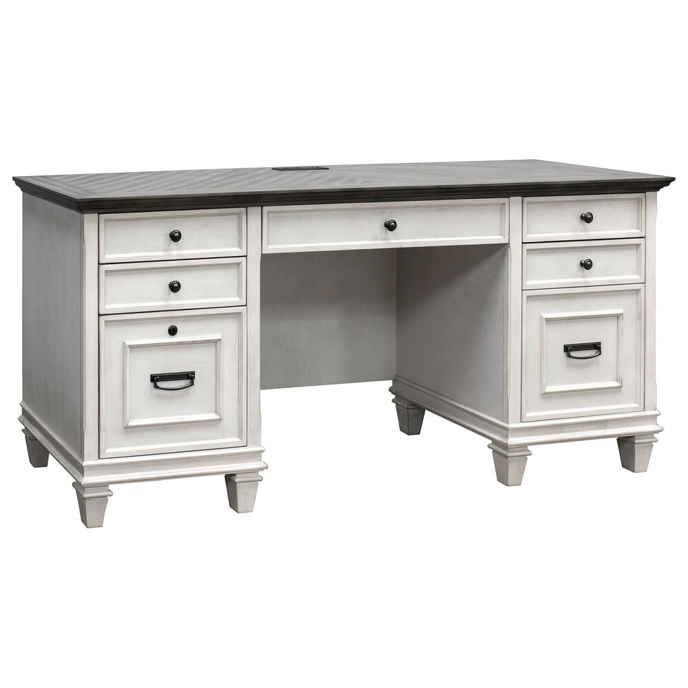 Wycliff Bay Hartford Credenza in White and Gray, , large