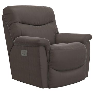 La-Z-Boy James Wireless Remote Power Rocking Recliner with Headrest and Lumbar in Walnut, , large