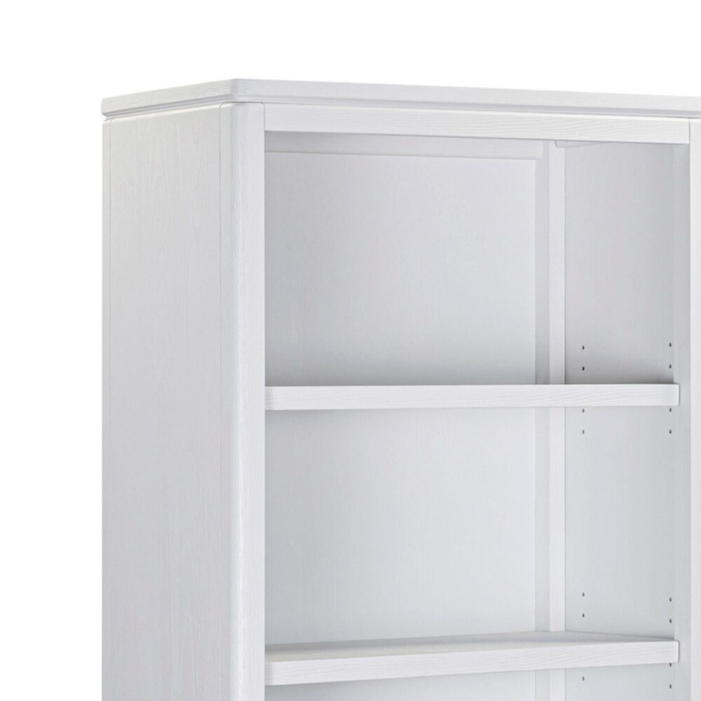 Riva Ridge Norah Open Bookcase in Simply White, , large