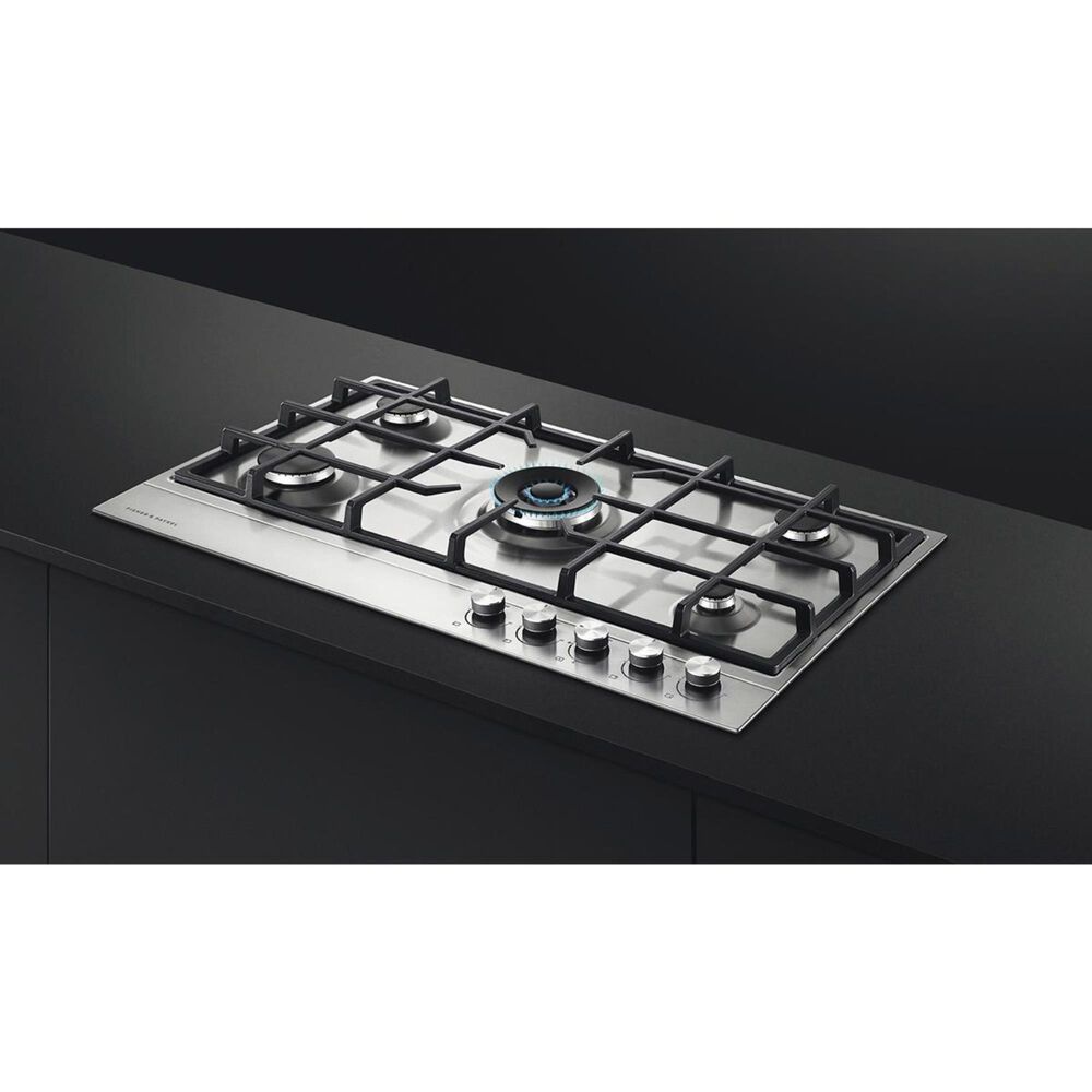Fisher and Paykel 36&quot; Natural Gas Cooktop in Stainless Steel, , large
