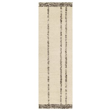 Surya Carpet, Inc. Machu Picchu 2"6" x 8" Cream, Ivory, Dark Brown, Charcoal, Black and Light Gray Runner, , large