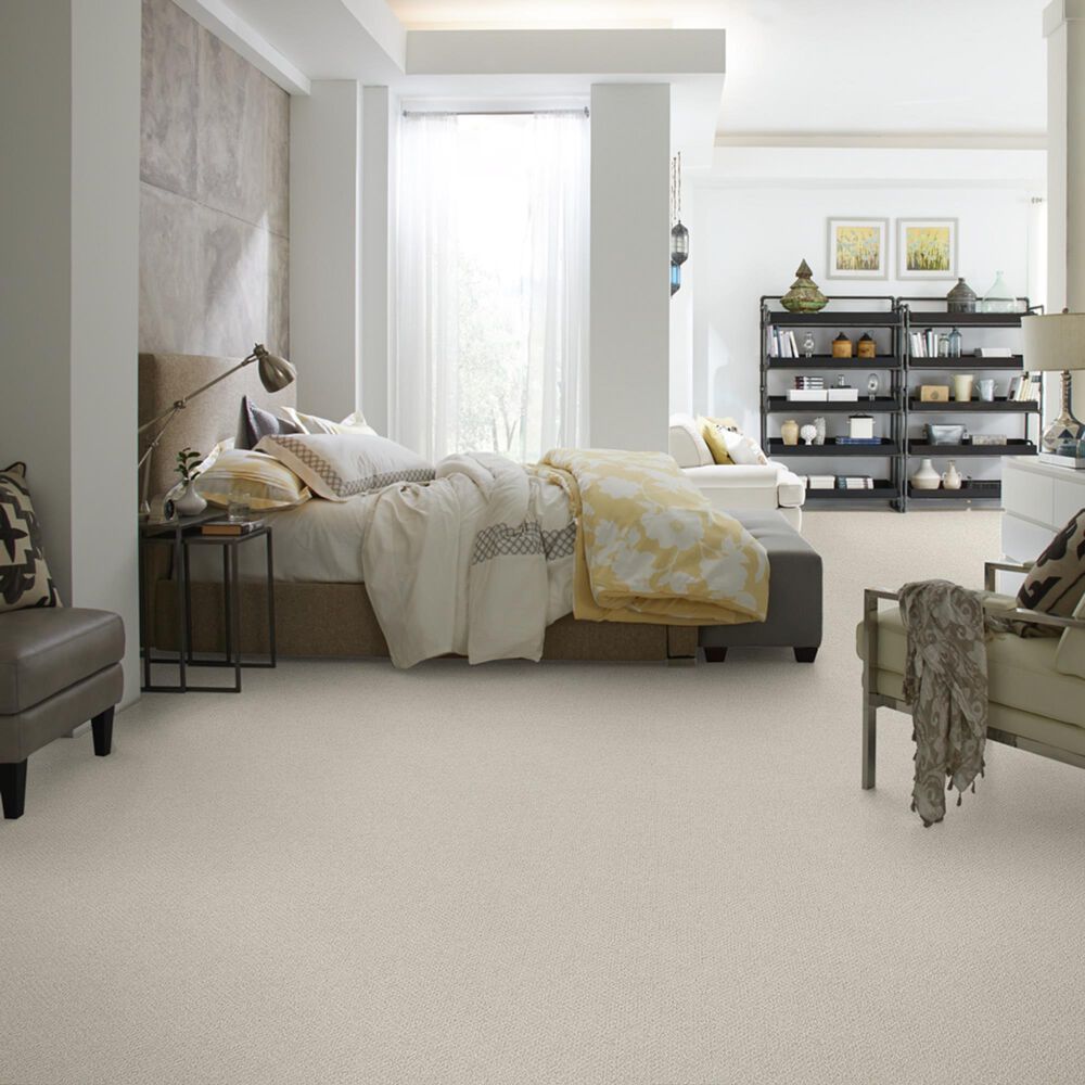 Shaw Detailed Statement Loop Carpet in Natural, , large