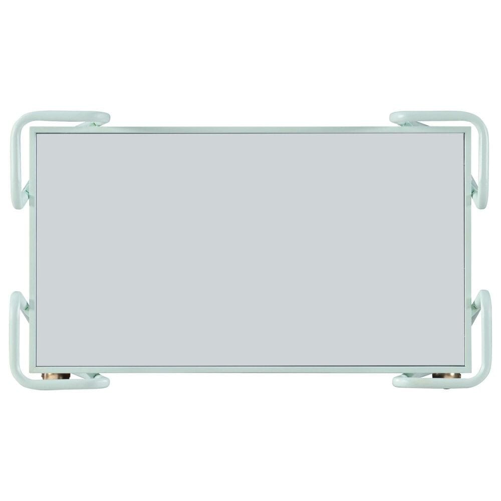 Linon Home Decor Mid-Century Bar Cart in Mint, , large