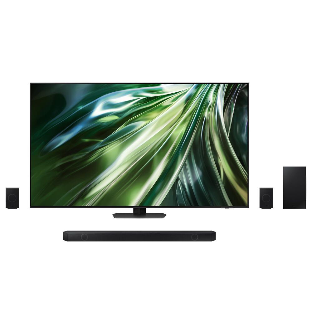 Samsung 98" 4K QLED w/Soundbar Sys, , large