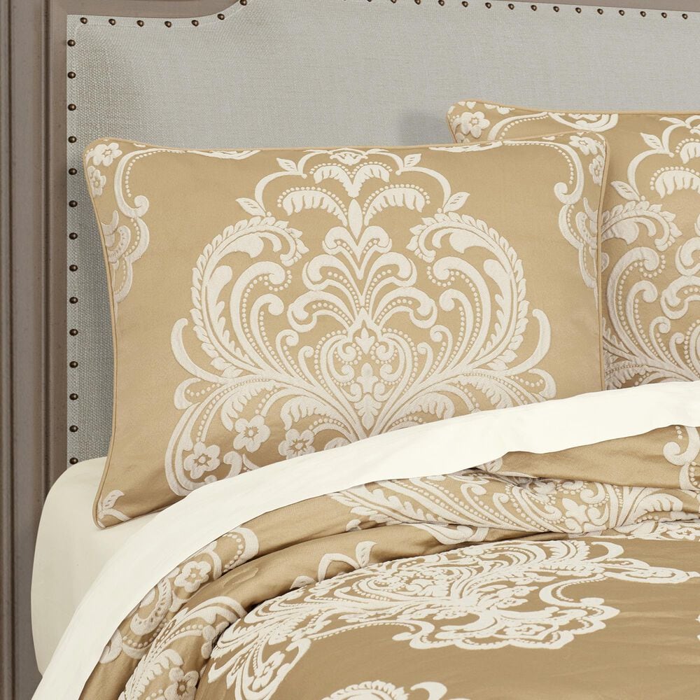 Royal Court Potenza 3-Piece Full/Queen Comforter Set in Gold, , large