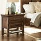 Cedar and Sage Hill Crest 4 Piece California King Storage Bedroom Set in Chestnut, , large