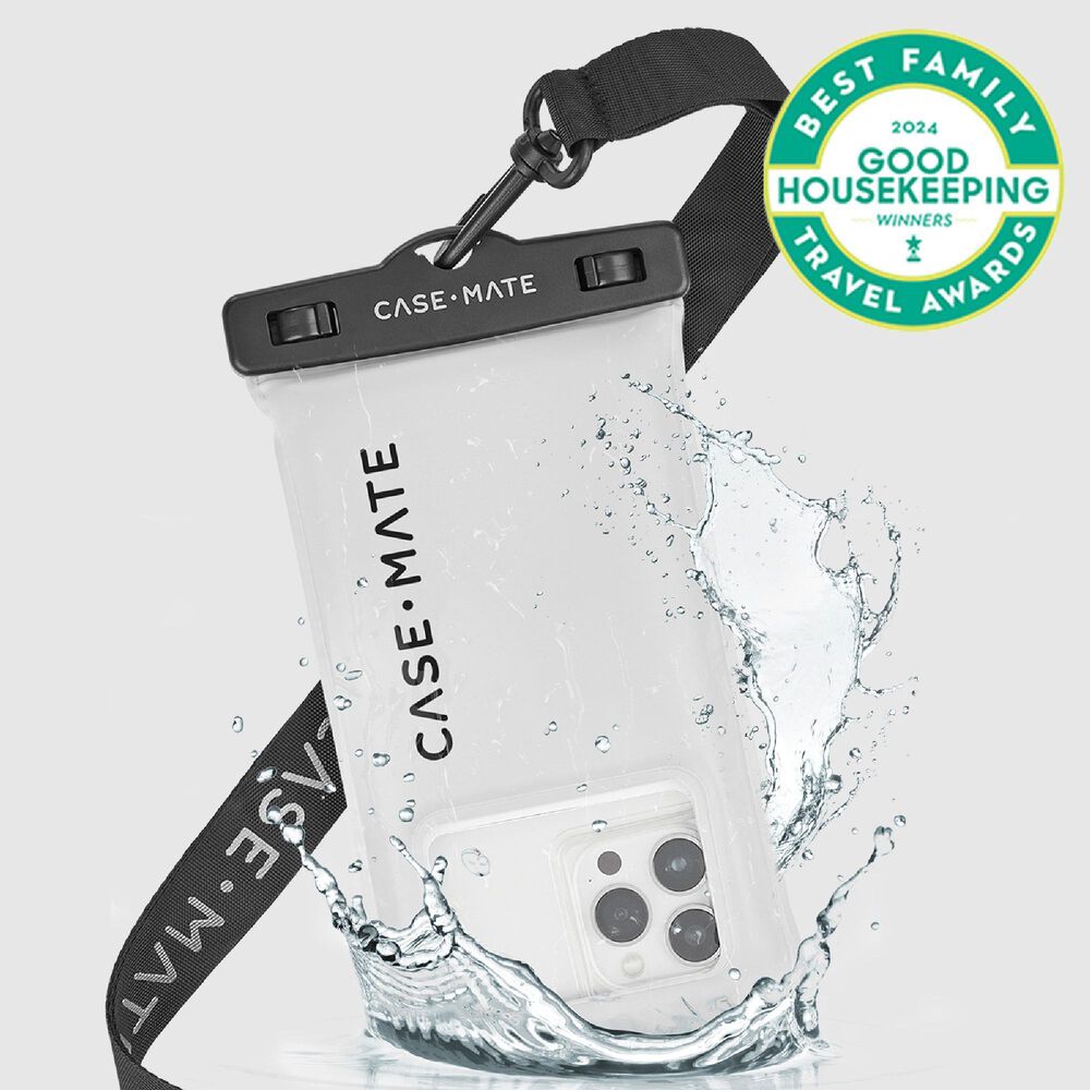 Case-Mate Waterproof Floating Pouch in Grey and Black, , large