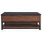 Ashley Kallari Lift-Top Coffee Table in Warm Brown and Black, , large
