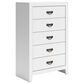 Ashley Binterglen 5-Drawer Chest in White, , large