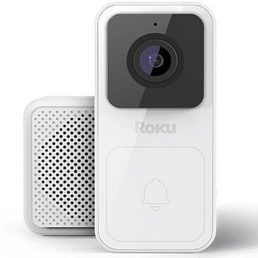 Roku Video Doorbell and Chime with 1080p HD Night Vision in White, , large