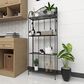 Maple and Jade 66" Traditional Bakers Rack in Black, , large