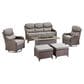 Sunwell Garden 6-Piece Fire Pit Set in Gray, , large