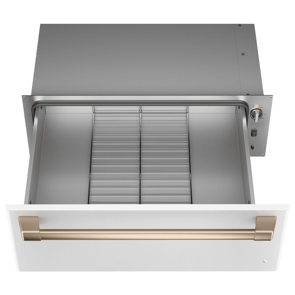 Cafe 30 &quot; Warming Drawer in Matte White, , large