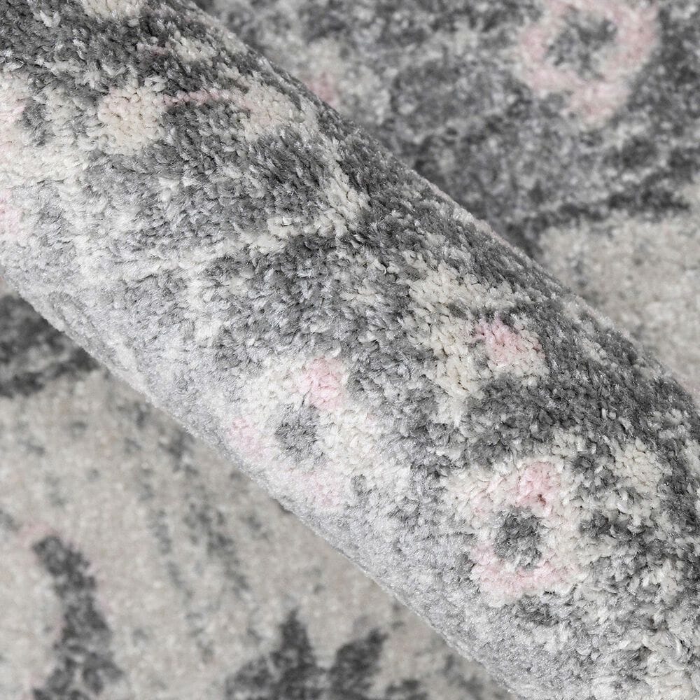 Amer Rugs Montana 7&#39;6&quot; Round Gray Area Rug, , large