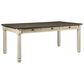 Signature Design by Ashley Bolanburg 6-Piece Dining Set in White and Weathered Oak, , large