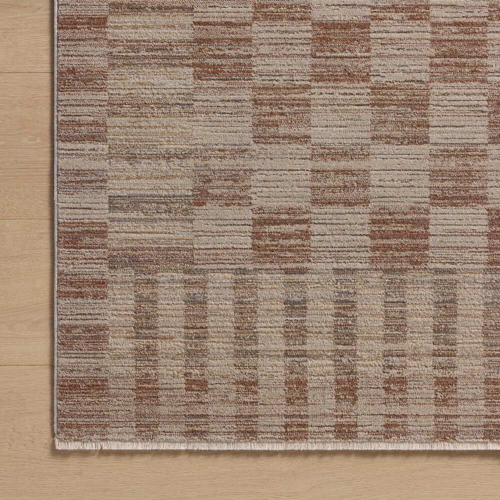 Amber Lewis x Loloi Cali 2&#39;7&quot; x 10&#39; Brick and Natural Runner, , large