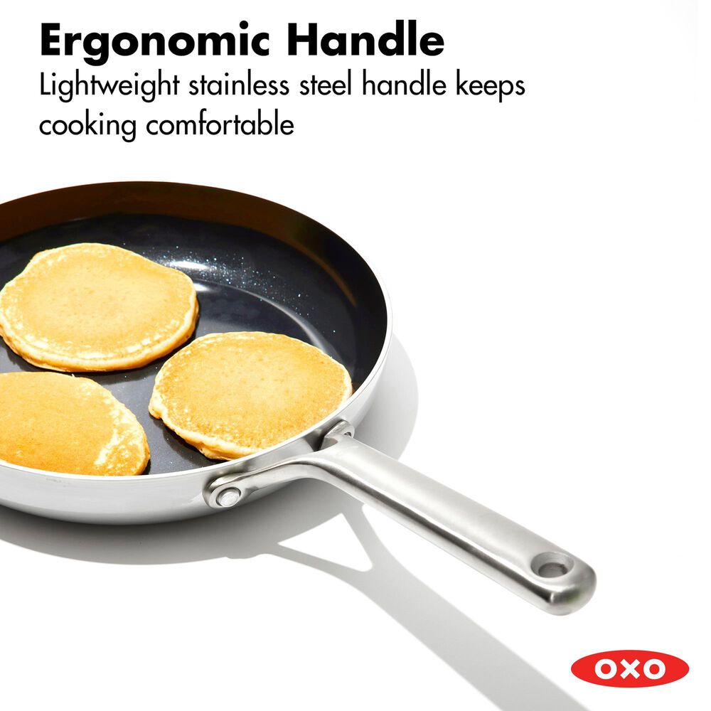 Green Pan Mira 2-Piece Frypan Set in Stainless Steel, , large