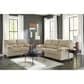 Ashley SimpleJoy Stationary Sofa and Loveseat Set in Sand, , large