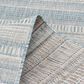 Central Oriental Melbourne Dracus 5" x 7" Vanilla and Lagoon Area Rug, , large