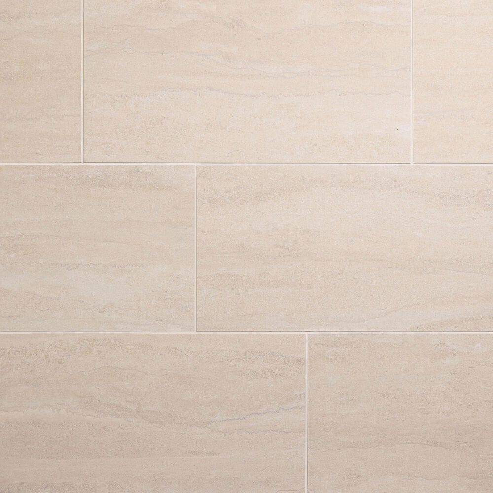 Dal-Tile Haddonstone Dawn Rectangle Vein Cut 12" x 24" Matte Porcelain Tile, , large