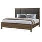 New Heritage Design Harrisburg Queen Bed and Two Nightstands in Walnut Brown with USB Port, , large