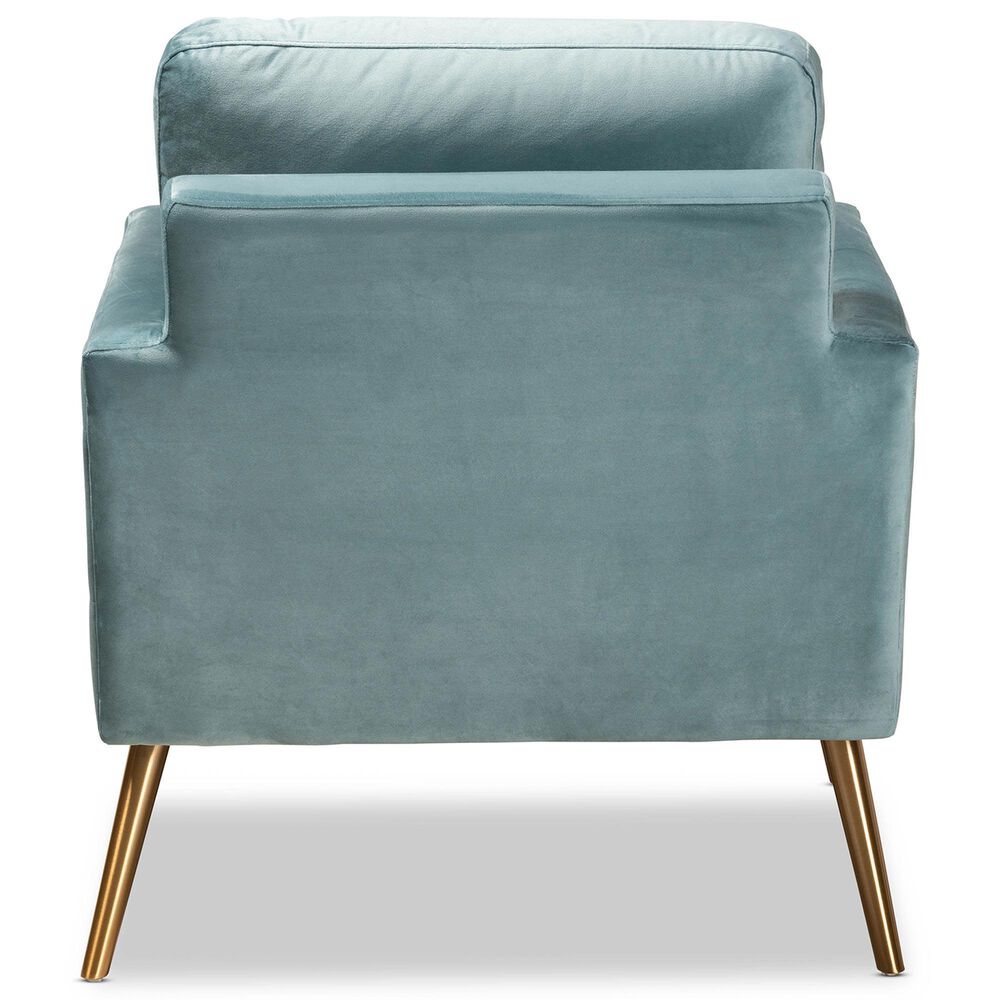 Baxton Studio Leland Arm Chair in Light Blue, , large