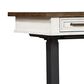 Riva Ridge Caraway 60" Lift Desk Top and Base in Aged Ivory, , large
