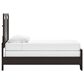 Ashley Covetown Twin Panel Bed in Dark Brown, , large