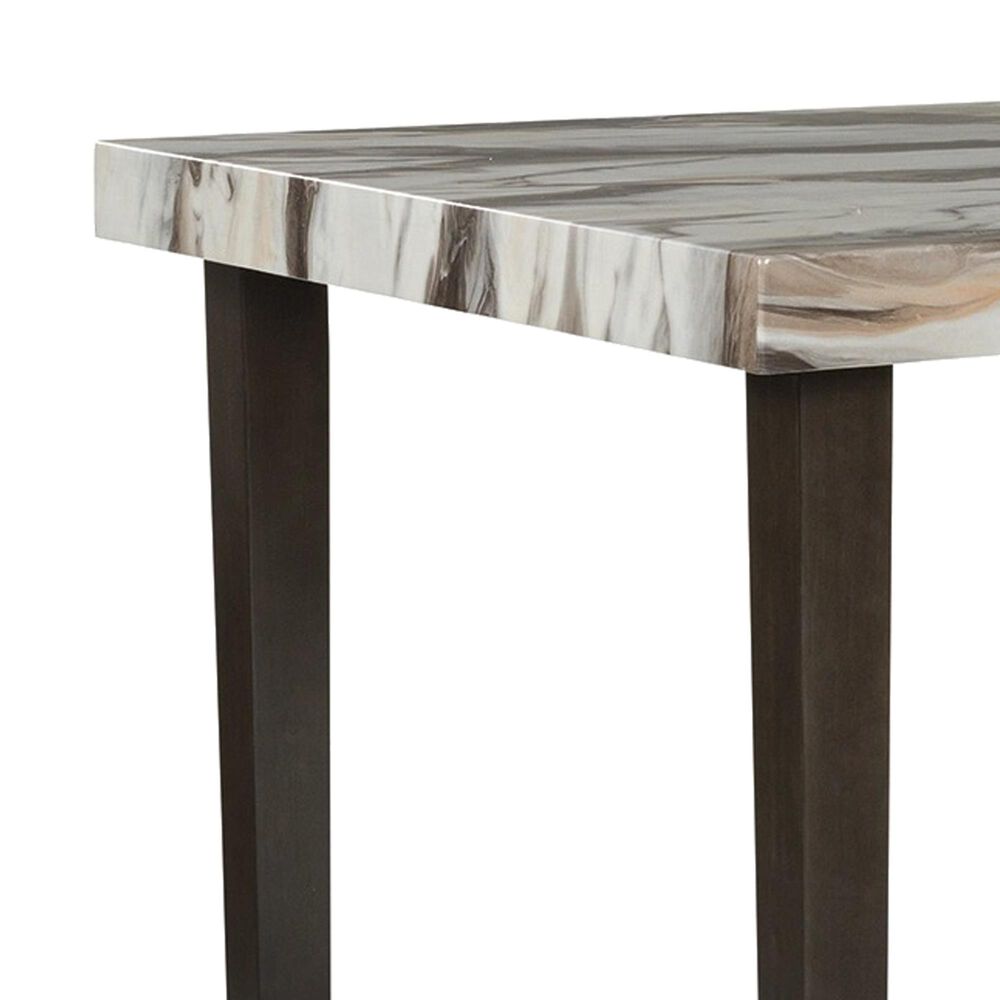 Ashley Jeshina Square Counter Height Table in Dark Brown and Beige - Table Only, , large