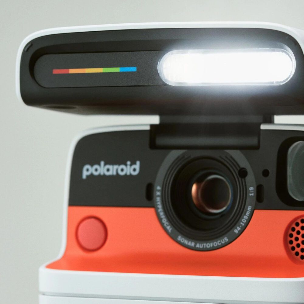 Polaroid Flip Instant Camera with Color Film Bundle (8 Photos) in White, , large