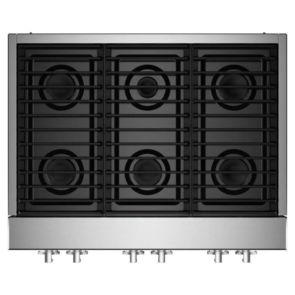JennAir 36&quot; Noir Professional Gas Rangetop in Stainless Steel, , large