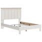 Ashley Linnocreek 4-Piece Queen Bedroom Set in White and Warm Brown, , large