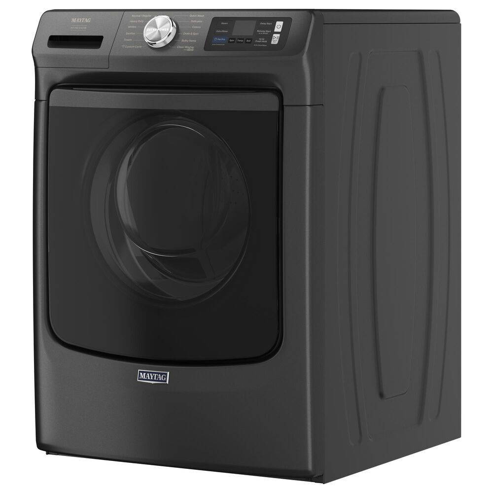 Maytag 5 Cu. Ft. Capacity Front Load Washer in Volcano Black, , large