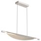 Golden Lighting Luma 42" 1-Light LED Linear Pendant in Sand Nickel, , large