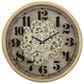 Yosemite Home Decor Gold Round Gear Wall Clock in Gold, Light Cream, Beige and Black, , large
