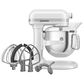 KitchenAid 7 Quart Bowl-Lift Stand Mixer in White and Stainless Steel, , large