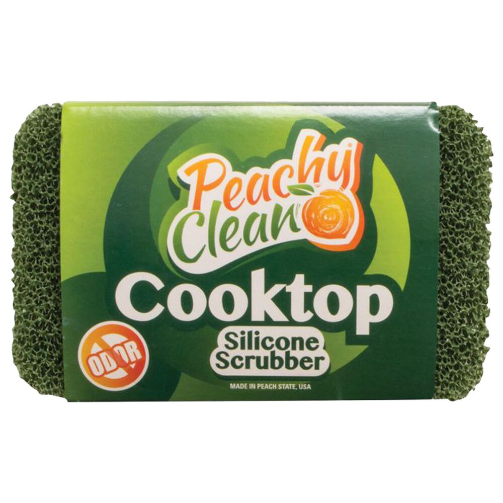 Peachy Clean Cooktop Scrubber in Dark Green, , large